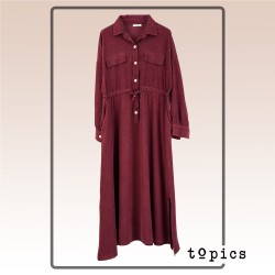Vestido 262VE05 GRANA