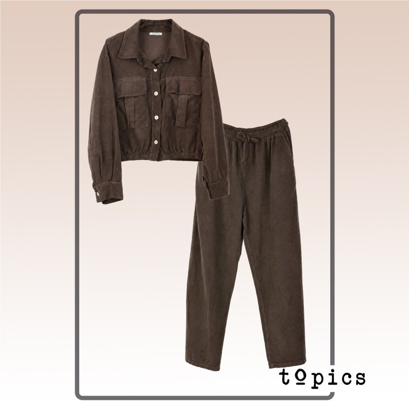 Conjunto 262CONJ04 MARRON